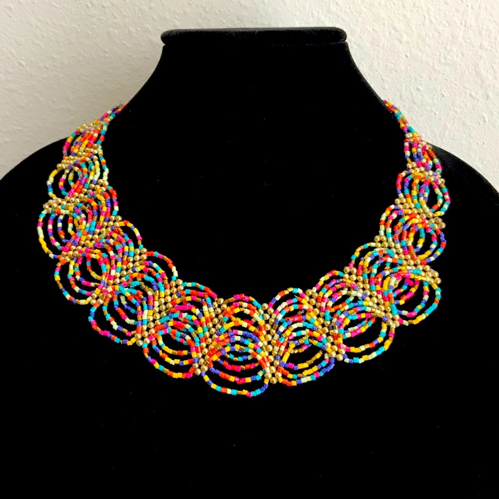 Seed Bead Bib